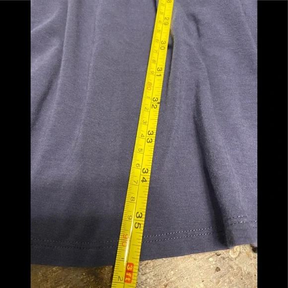 Garnet Hill Blue Ruffle Front Dress - Picture 7 of 8